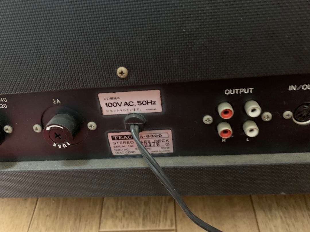 TEAC A-6300ジャンク