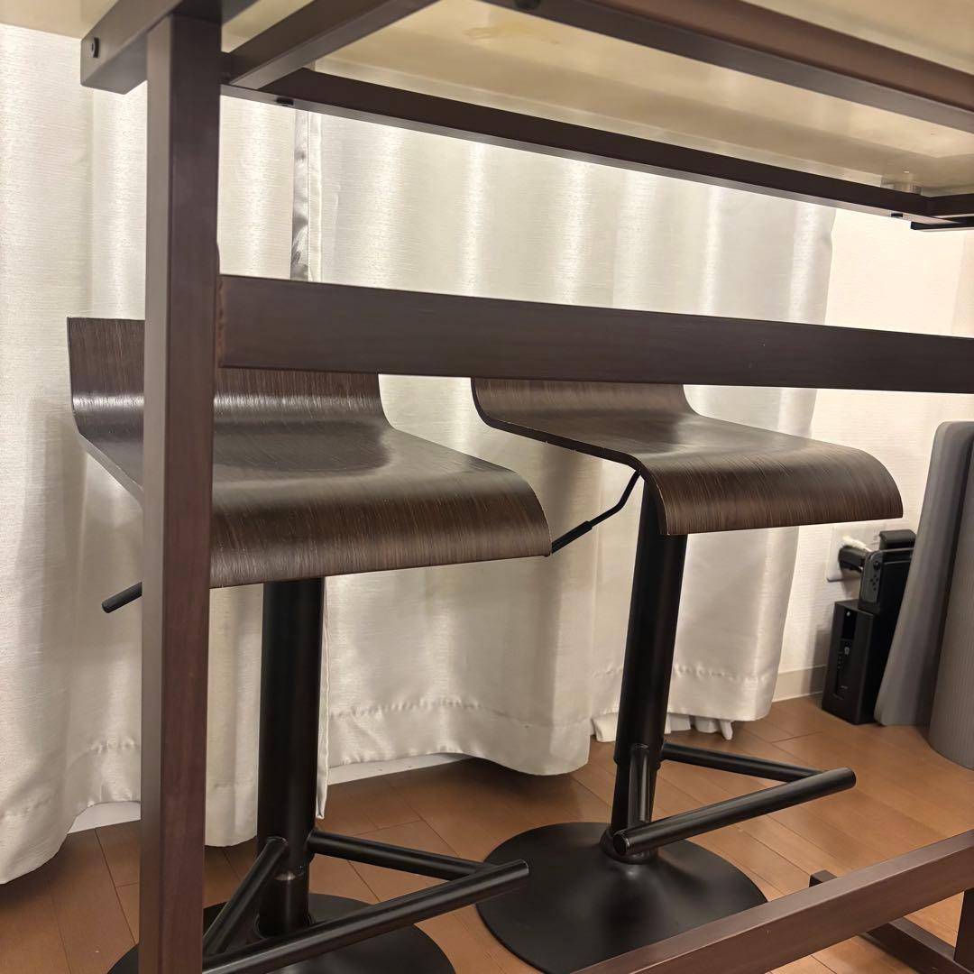 【8/16値下】（美品）ガラス カウンターテーブル