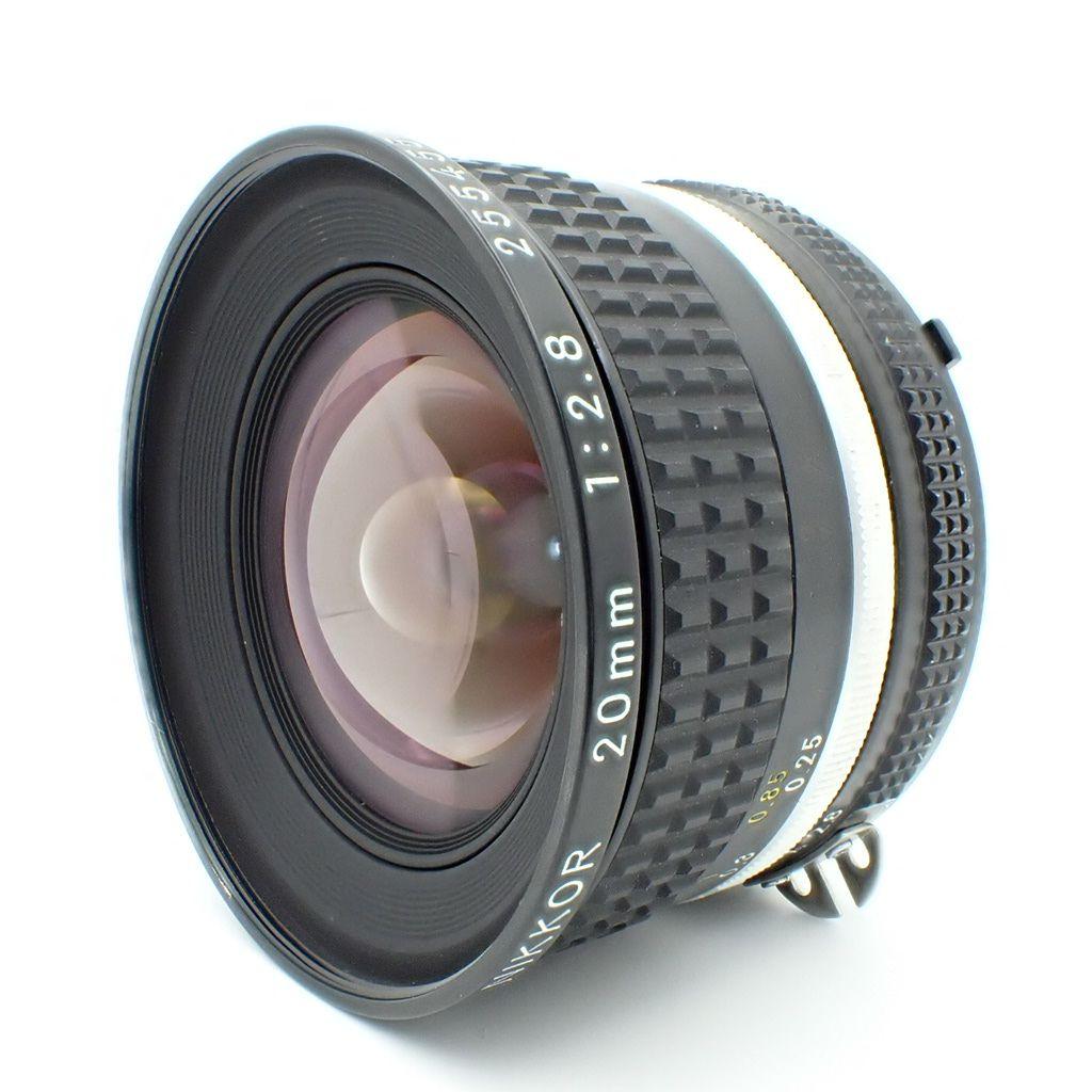 【動作確認済】Nikon Ai-s 20mm f2.8 純正付属品&初期保証付