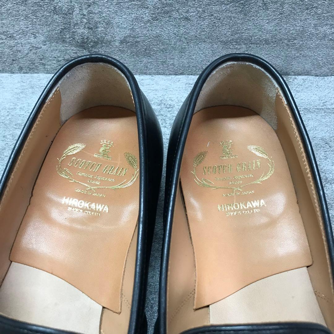 SCOTCH GRAIN タッセルローファー 【26】3511 本革　黒