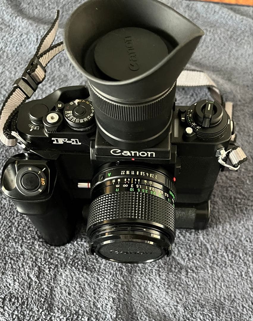 極美品Canon New F-1+AE MOTOR DRIVE +レンズ２本＋他