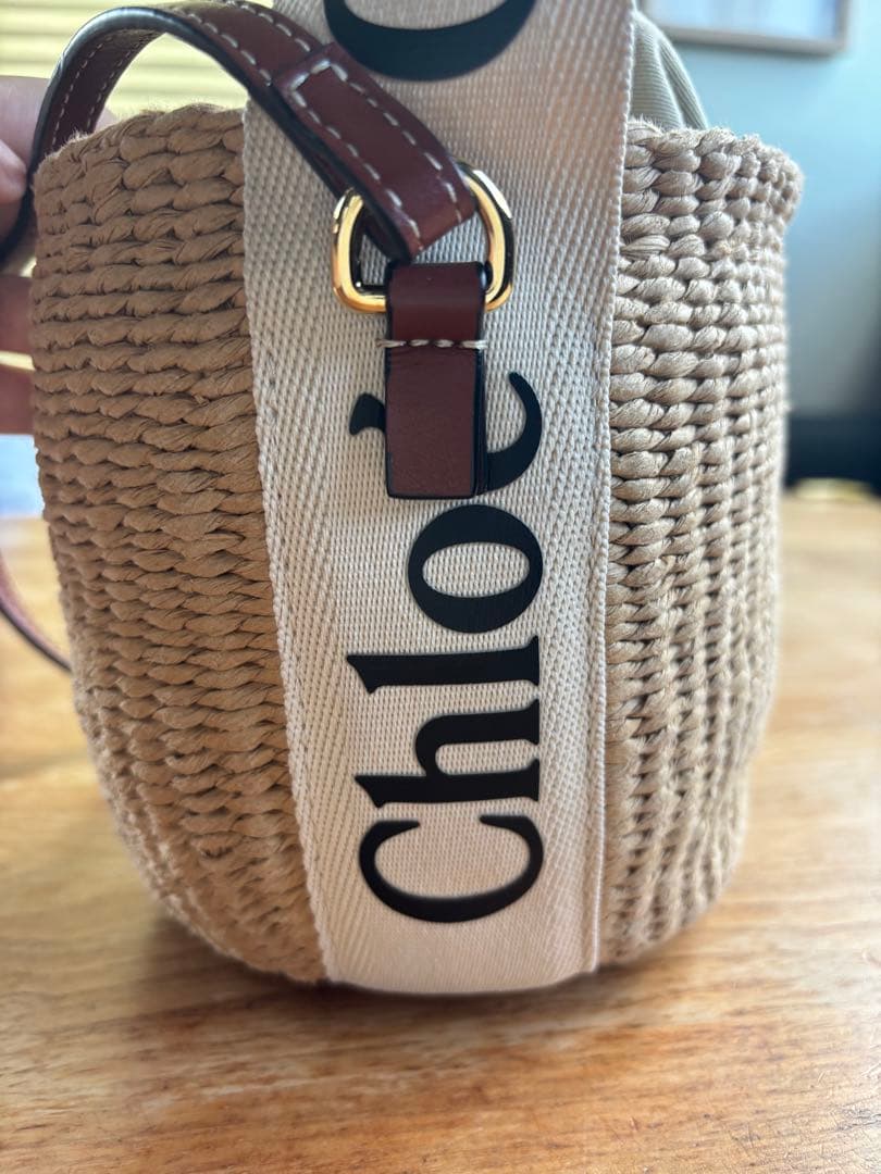 【立春値下げ⭐︎美品】クロエ Chloe Woody かごバッグ