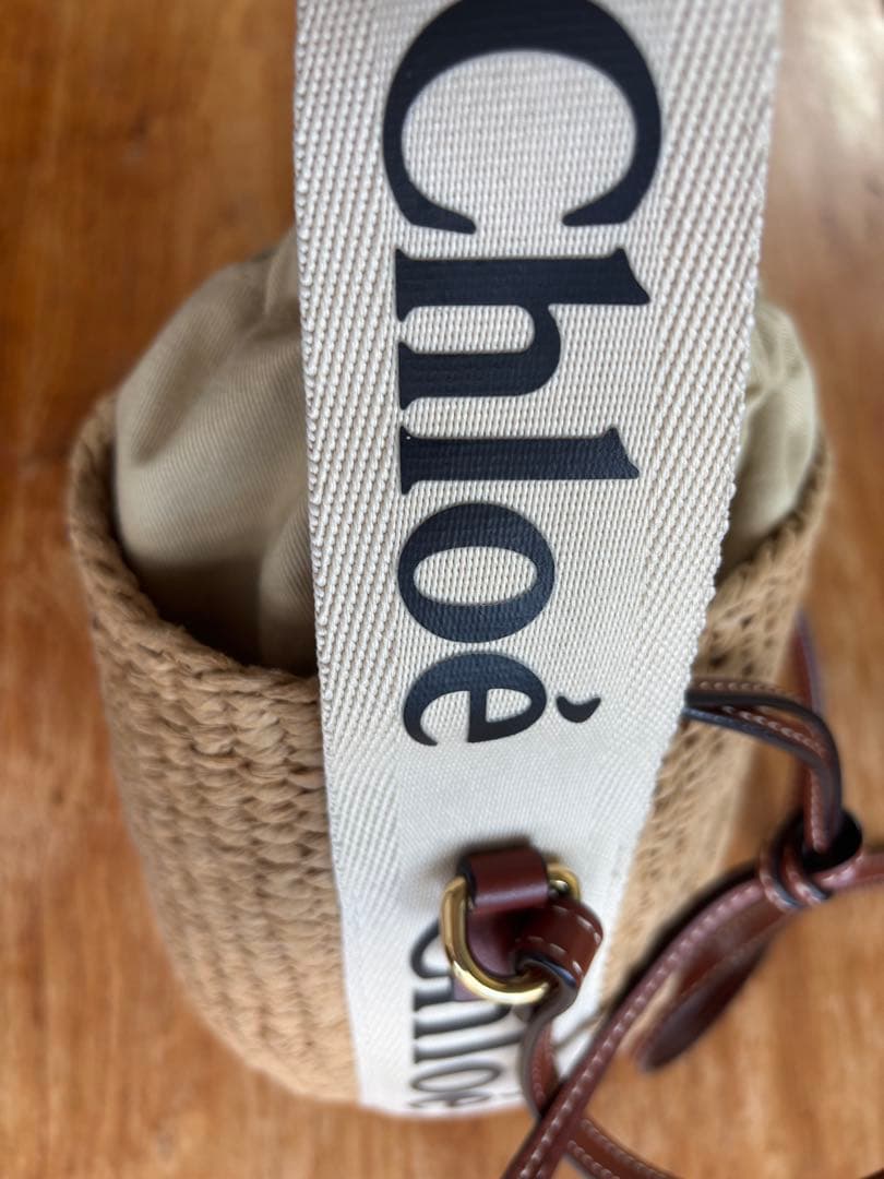 【立春値下げ⭐︎美品】クロエ Chloe Woody かごバッグ