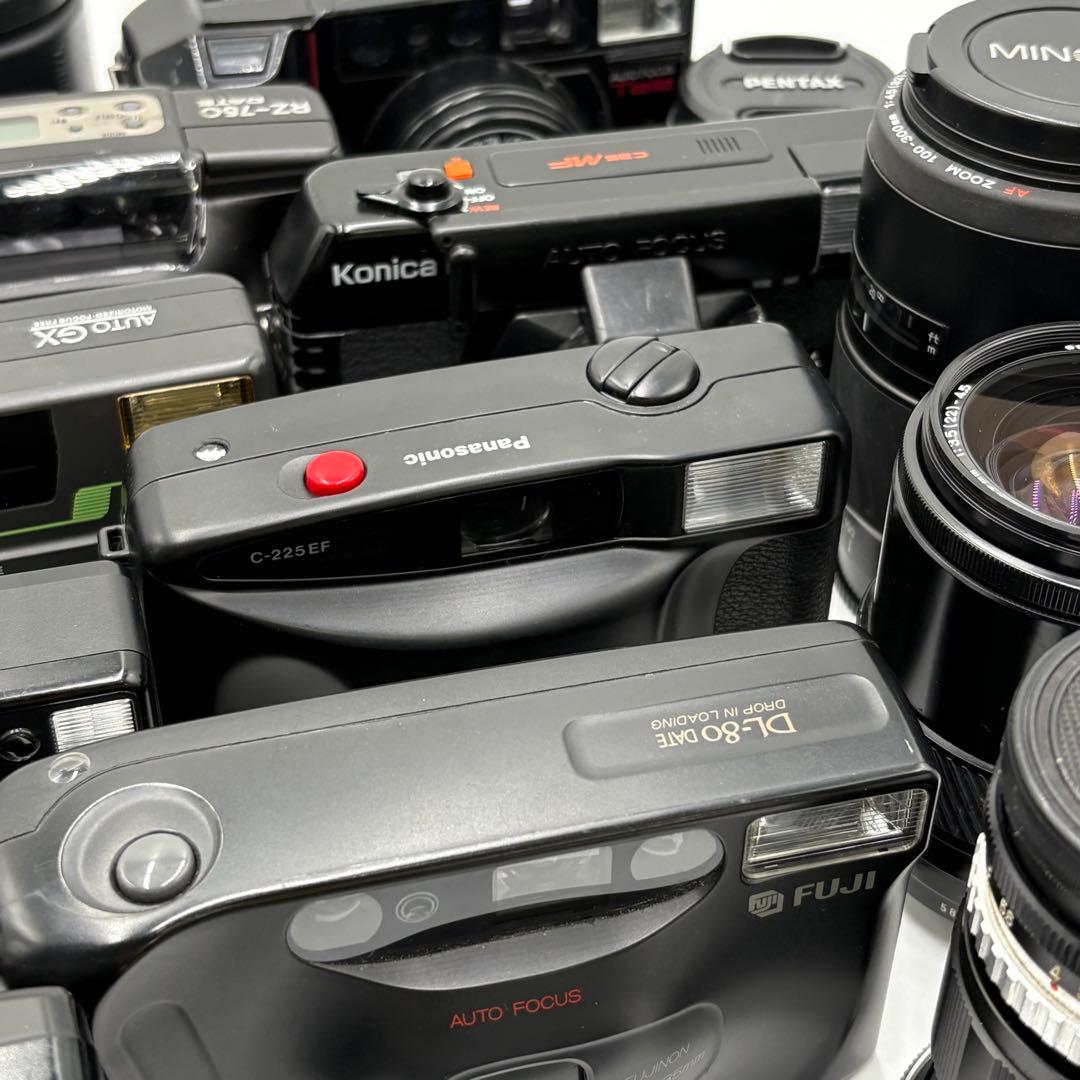 フィルムカメラ カメラレンズ まとめて25点 ジャンク扱い アンティーク レトロ