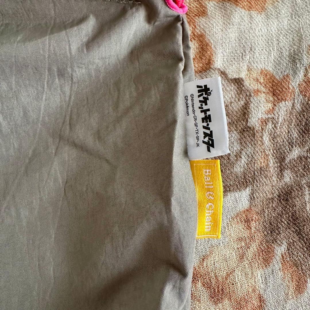 ボールアンドチェーン×ポケットモンスター エコバッグ F/GRAY L