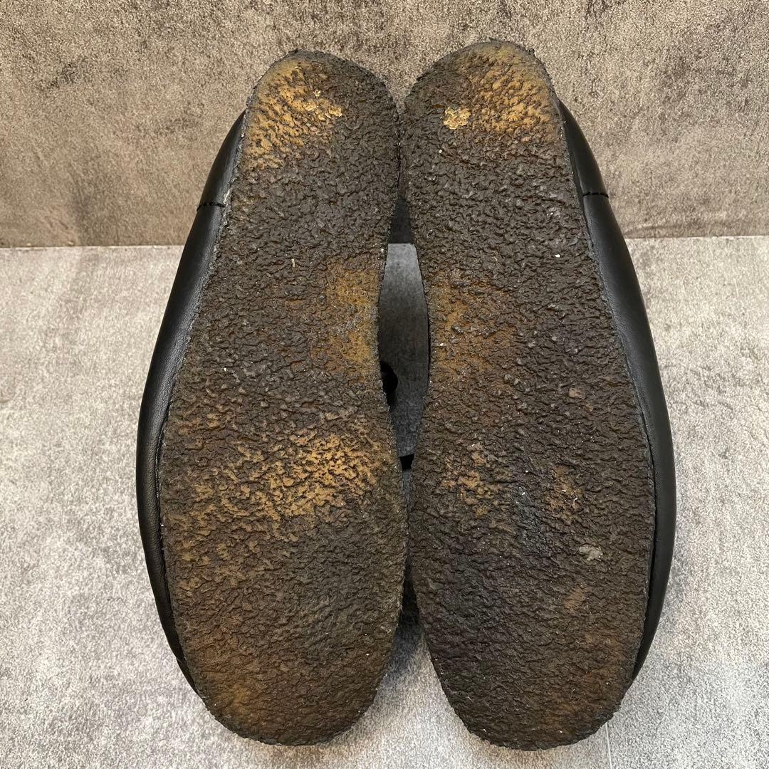 ✨大人気✨クラークス Clarks ワラビーブーツ オールレザー【27】ブラック