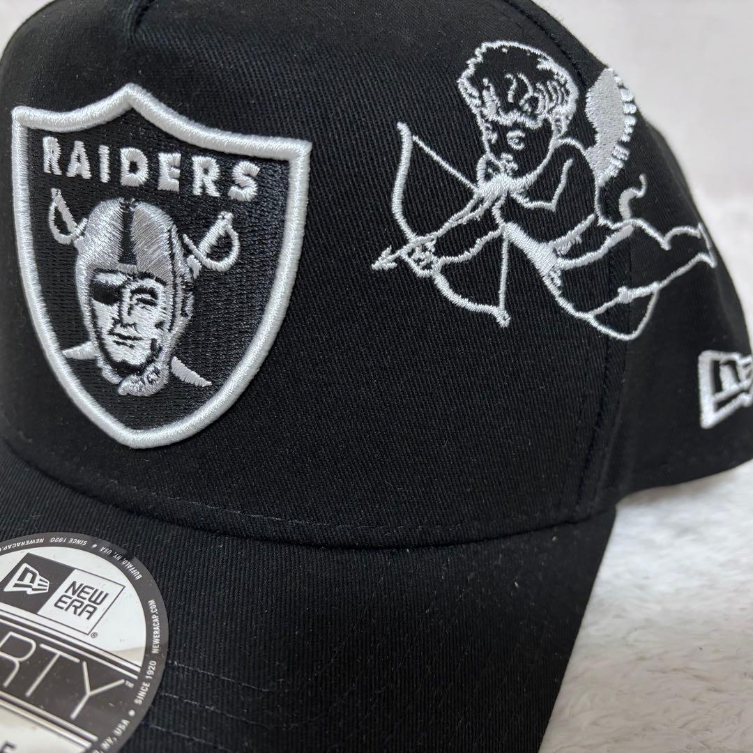 【海外限定】ニューエラ ラスベガスレイダース 9FORTY Aフレーム ブラック