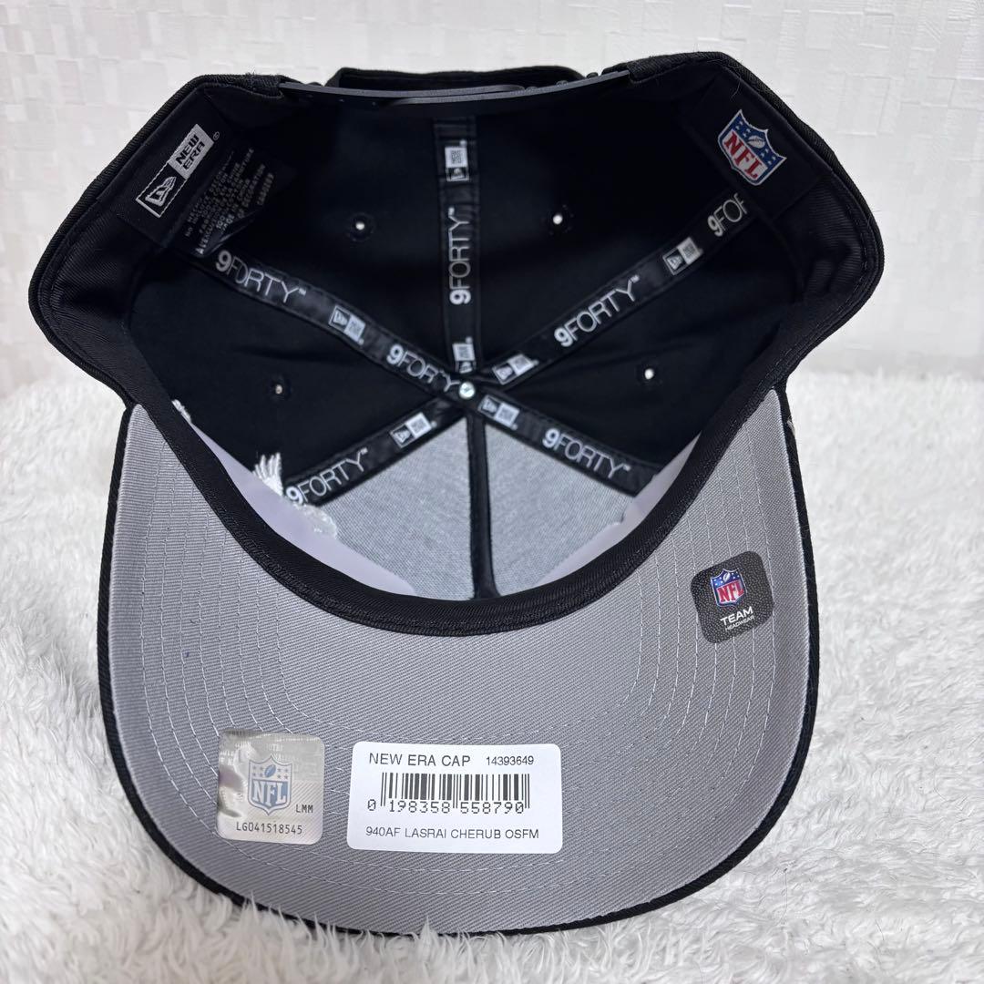 【海外限定】ニューエラ ラスベガスレイダース 9FORTY Aフレーム ブラック