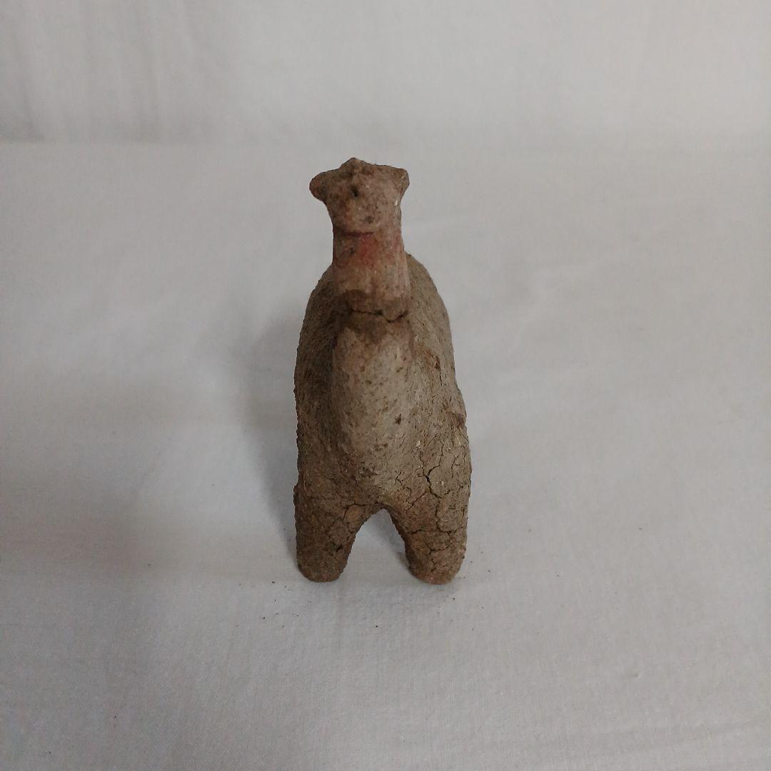 リャマ アルパカ フォークアート 素朴 置物 土 民藝品 工芸品