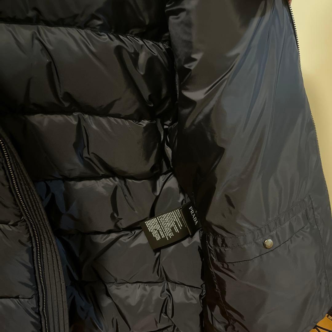 プラダPRADA ダウンジャケット　ネイビー