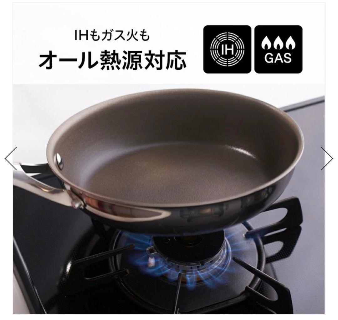 CORELLEフライパン20cm、24cm、ガラス蓋3点セット