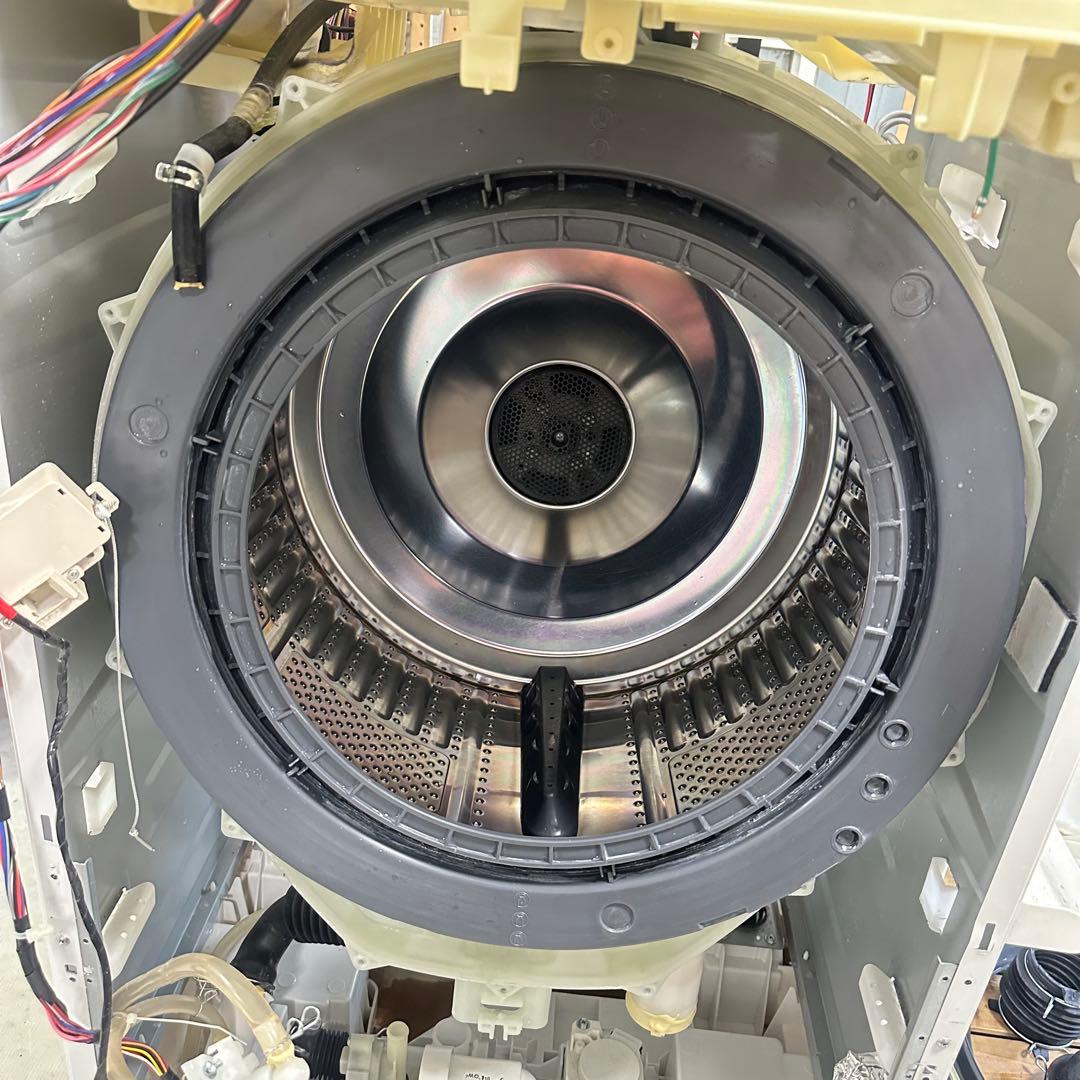 SHARP ES-P110-SRドラム式洗濯機　ヒートポンプ式　分解洗浄