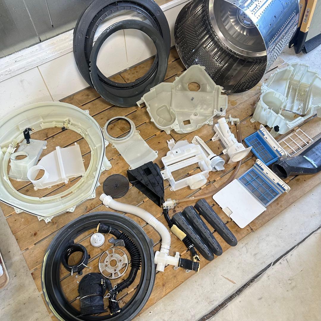 SHARP ES-P110-SRドラム式洗濯機　ヒートポンプ式　分解洗浄