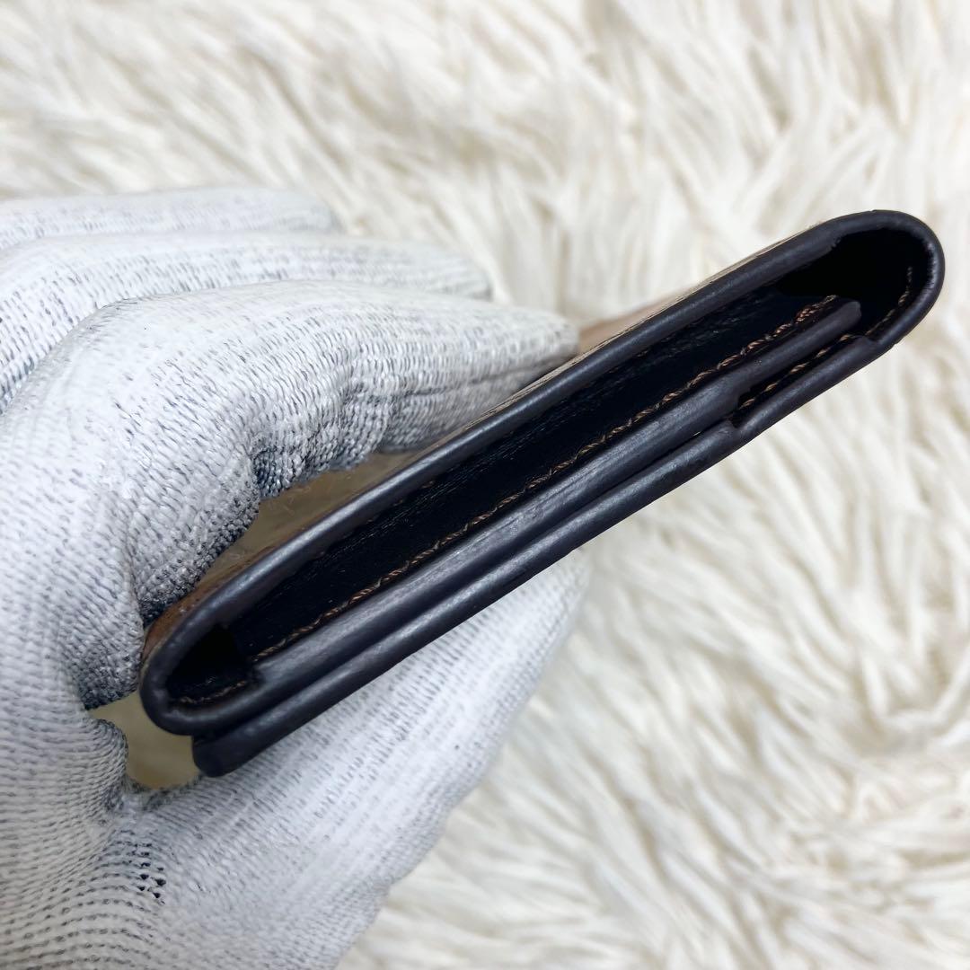 【美品】ベルルッティ 名刺入れ レザー フラップ カリグラフィー インブイア