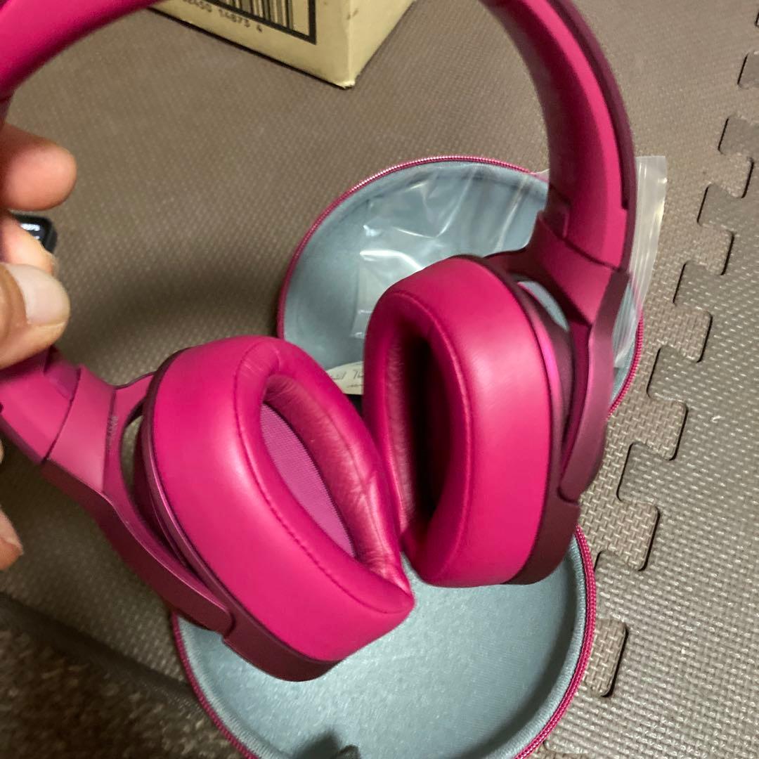 SONY ワイヤレスヘッドホン ワインレッド MDRー100ABN未使用品