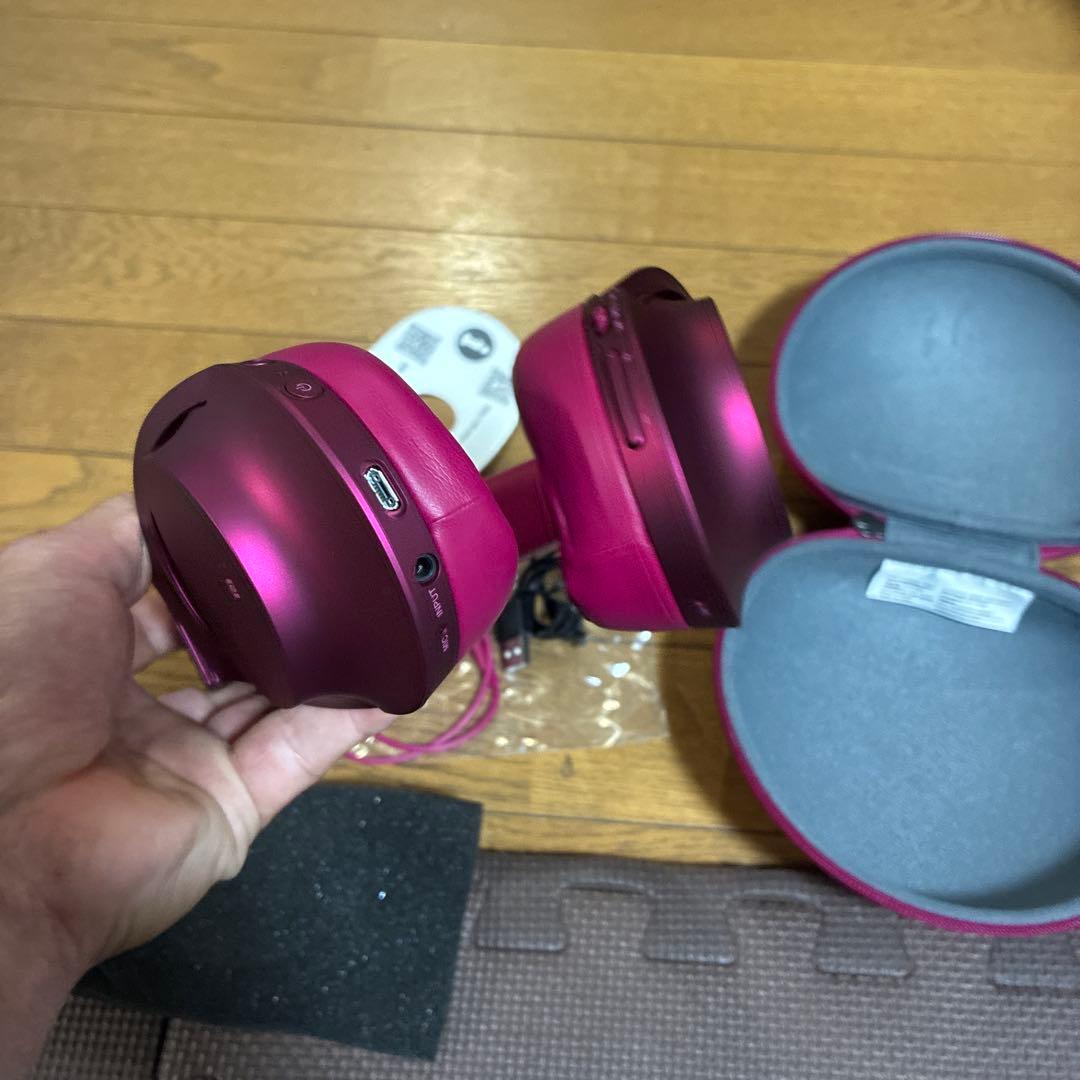 SONY ワイヤレスヘッドホン ワインレッド MDRー100ABN未使用品