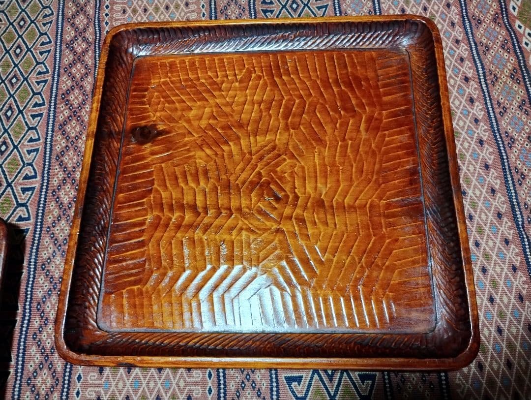 讃岐彫　お盆　５枚セット