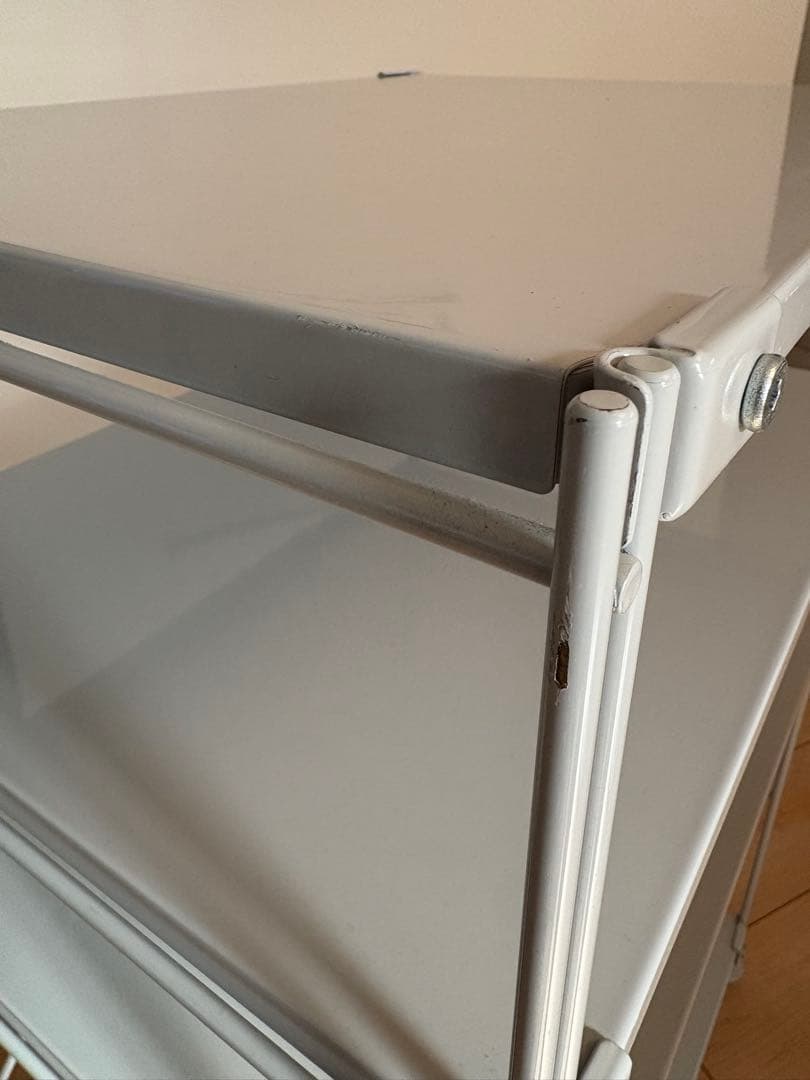 無印良品　スチールユニットシェルフ　ライトグレー