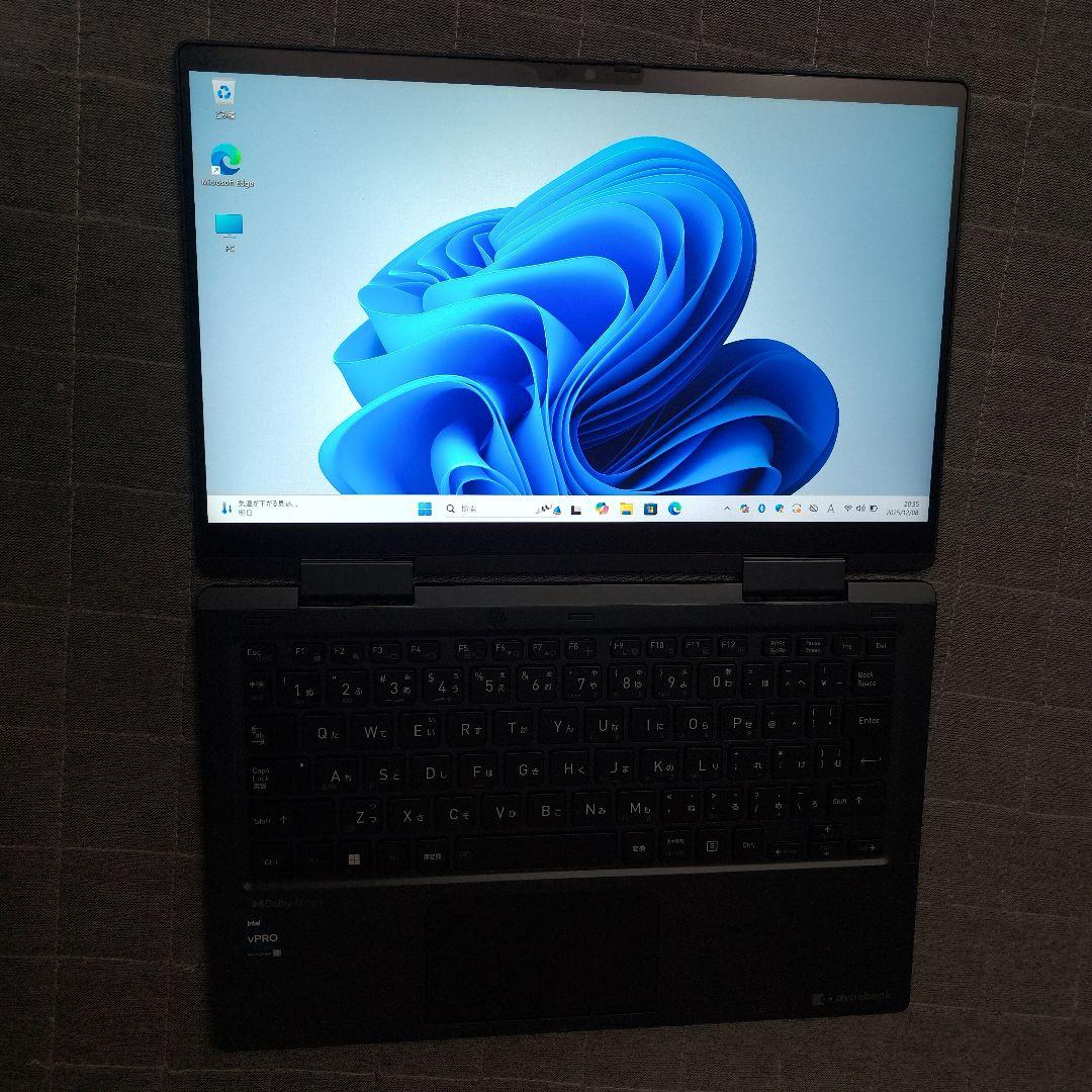 タッチ 良好 Dynabook 超軽量 爆速12世代i7 16GB 新品1TB