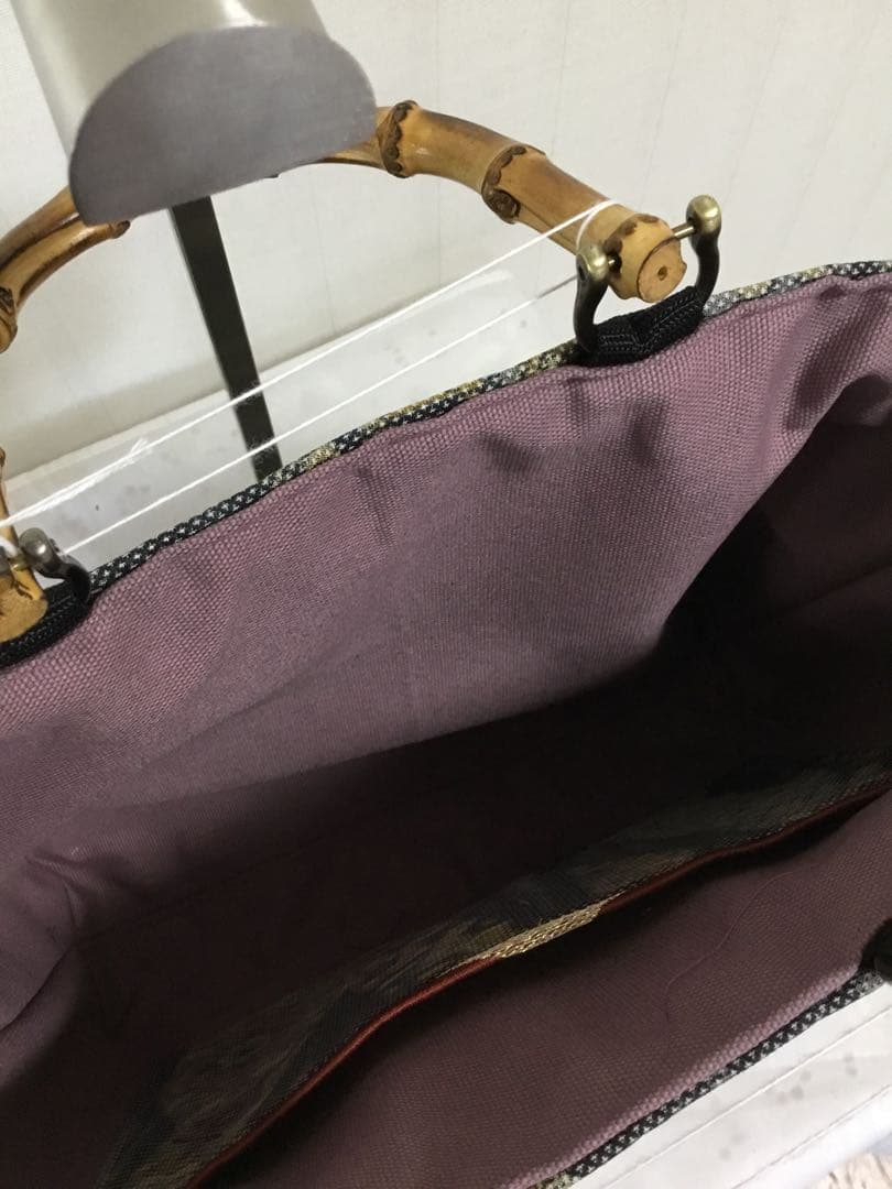 ハンドメイド・リメイク・大島紬・カバン・トートバッグ・452