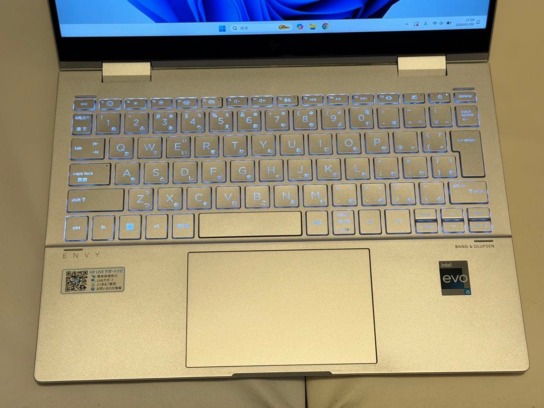 OLED高精細 HP Envy x360 i5 8GB 512GB