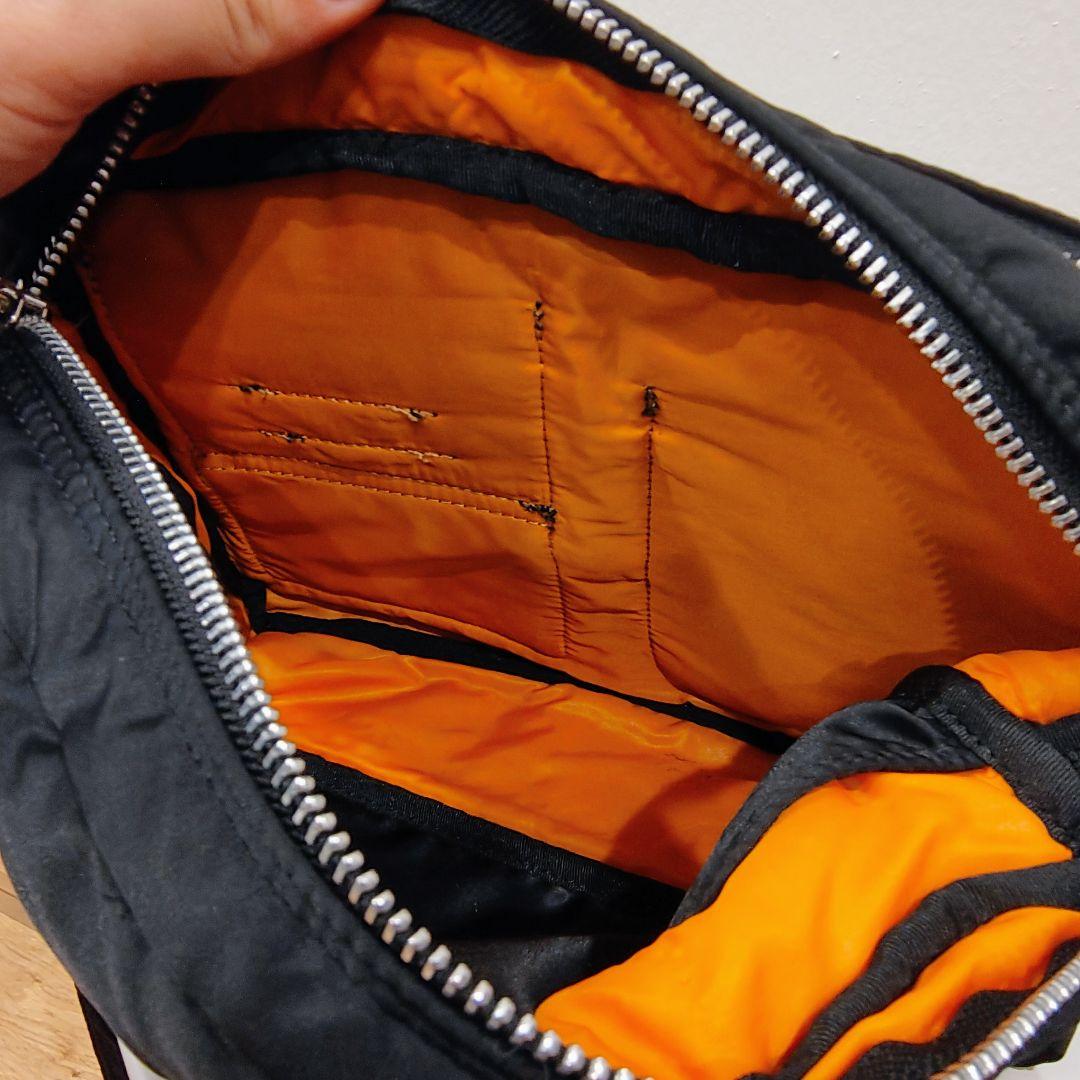 【PORTER／ポータータンカー ショルダーバッグ ブラック 2層式 廃盤モデル