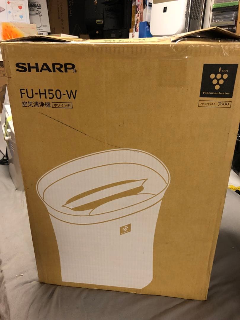 未使用　シャープ 空気清浄機 FU-H50-W 空気清浄機本体