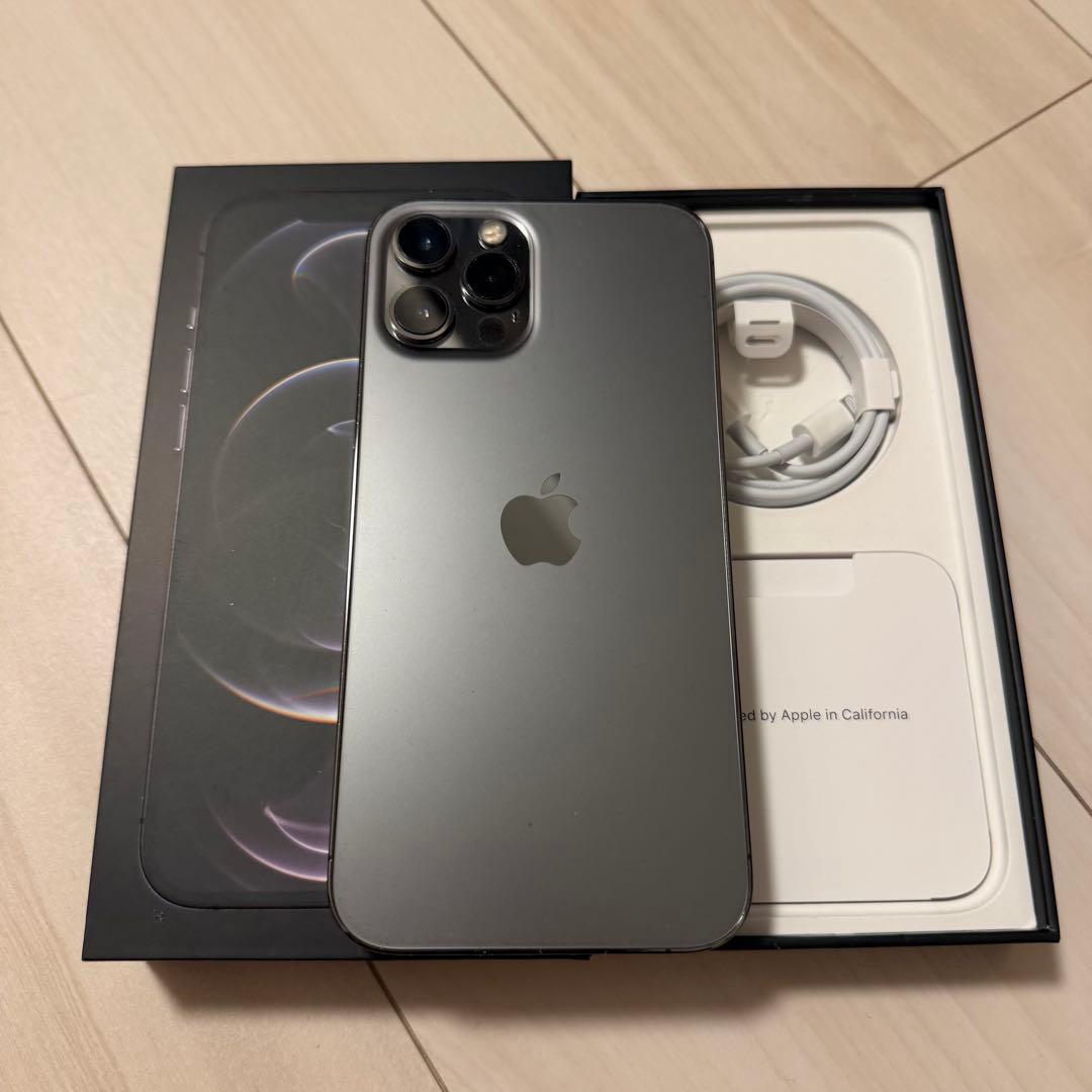 『美品』Apple iPhone 12 Pro Max グラファイト 本体