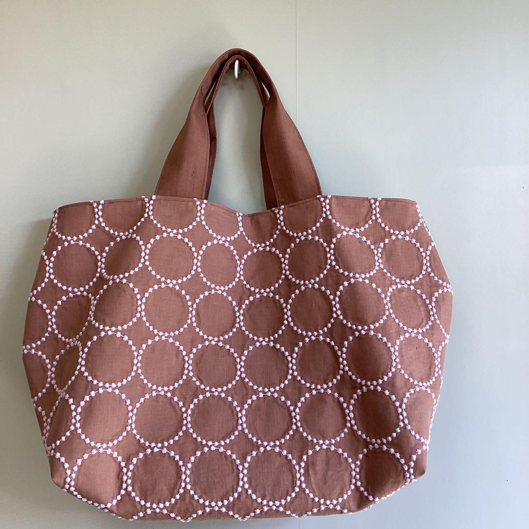 専用です！ミナペルホネンタンバリン両面でトートバッグ ハンドメイド