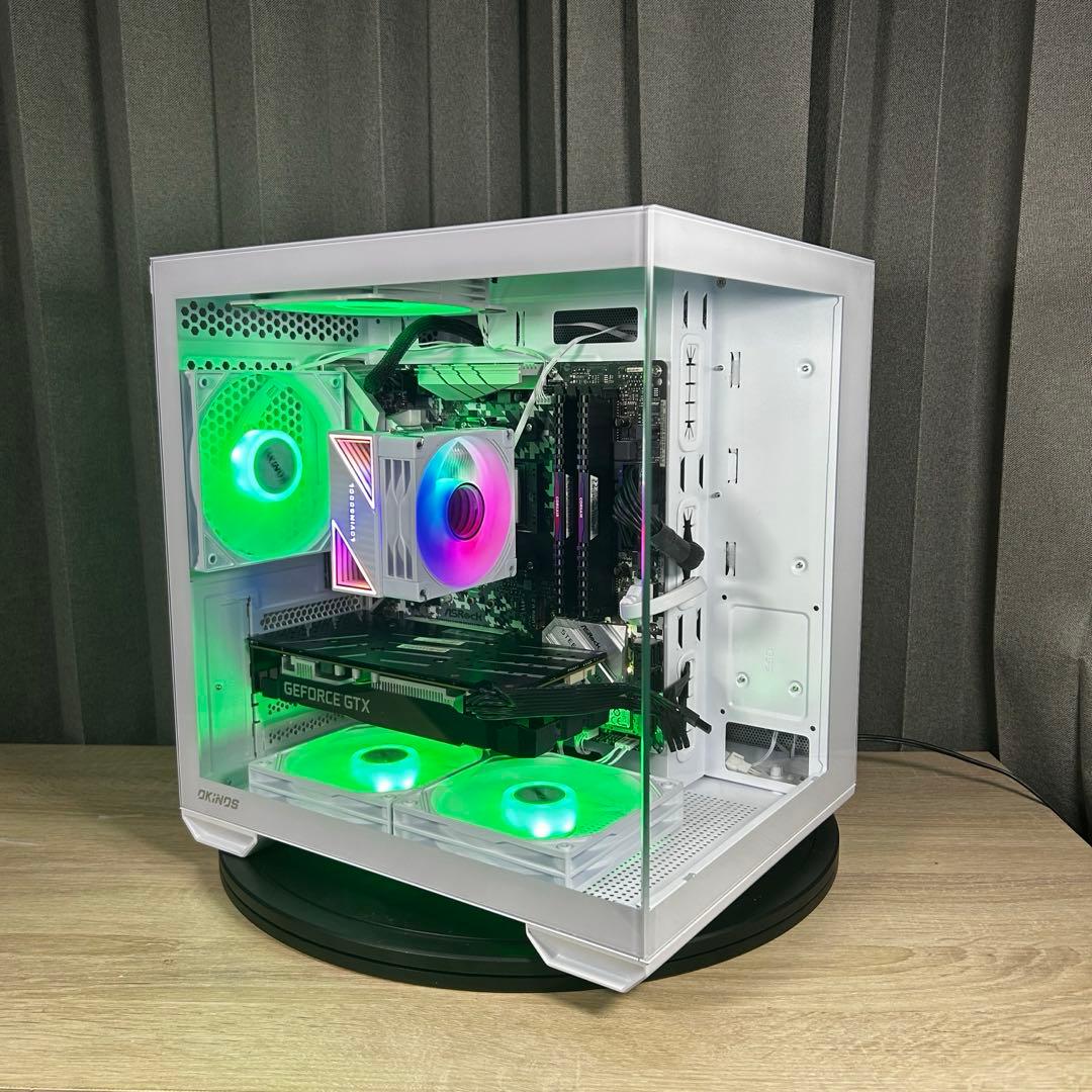 超高性能 光る 白ゲーミングPC Ryzen GTX1660 Windows11