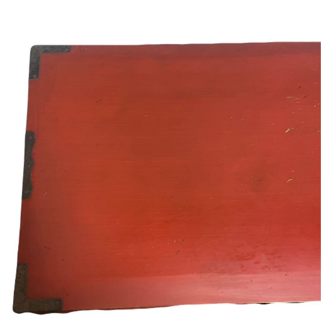 アンティーク和箪笥　朱色　赤家具