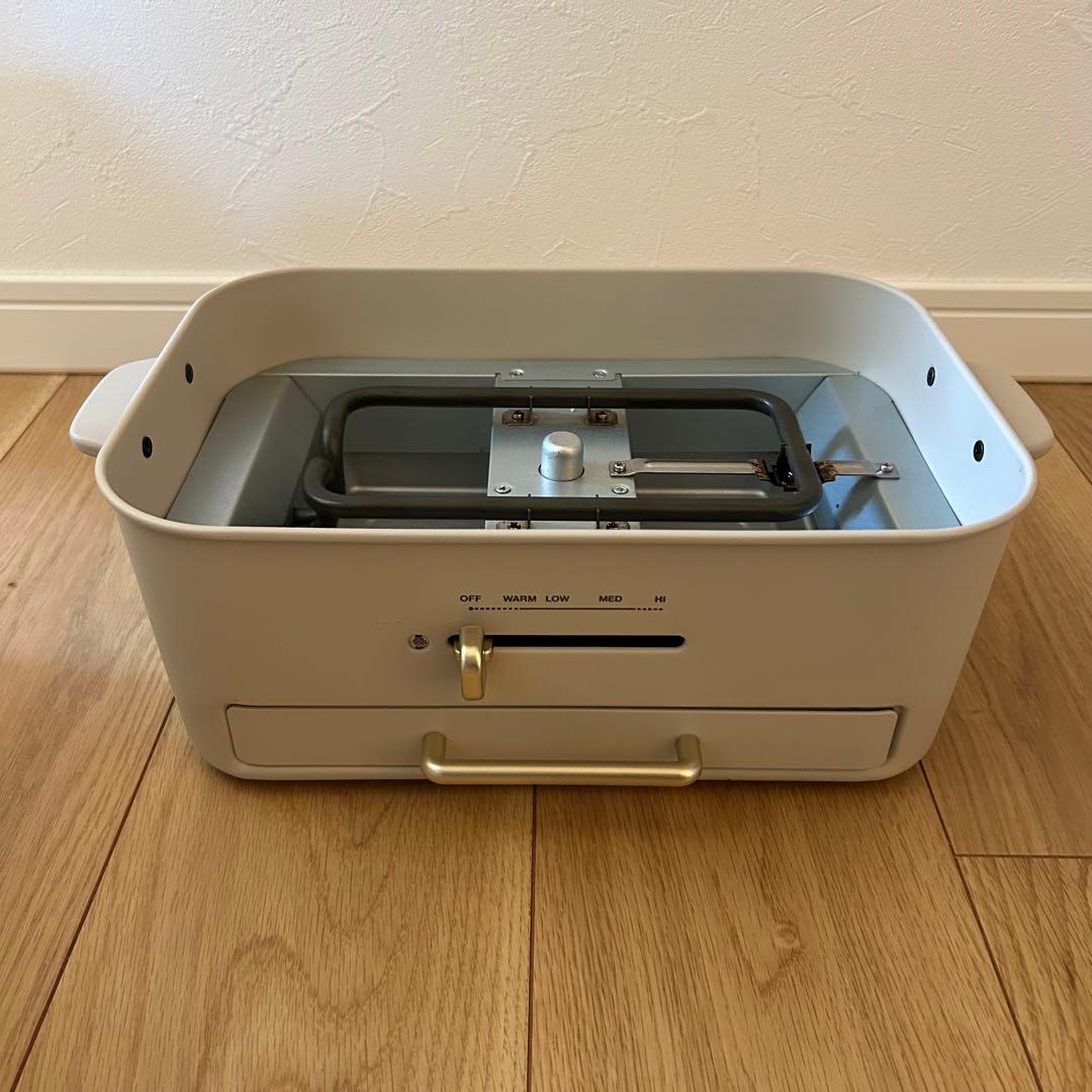 【一度使用】BRUNO コンパクトグリルホットプレート グレージュ