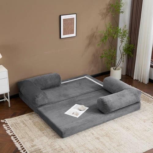 ソファベッド 組立て不要 二人掛け 三人掛け フロアソファ コンパクト ローソフ