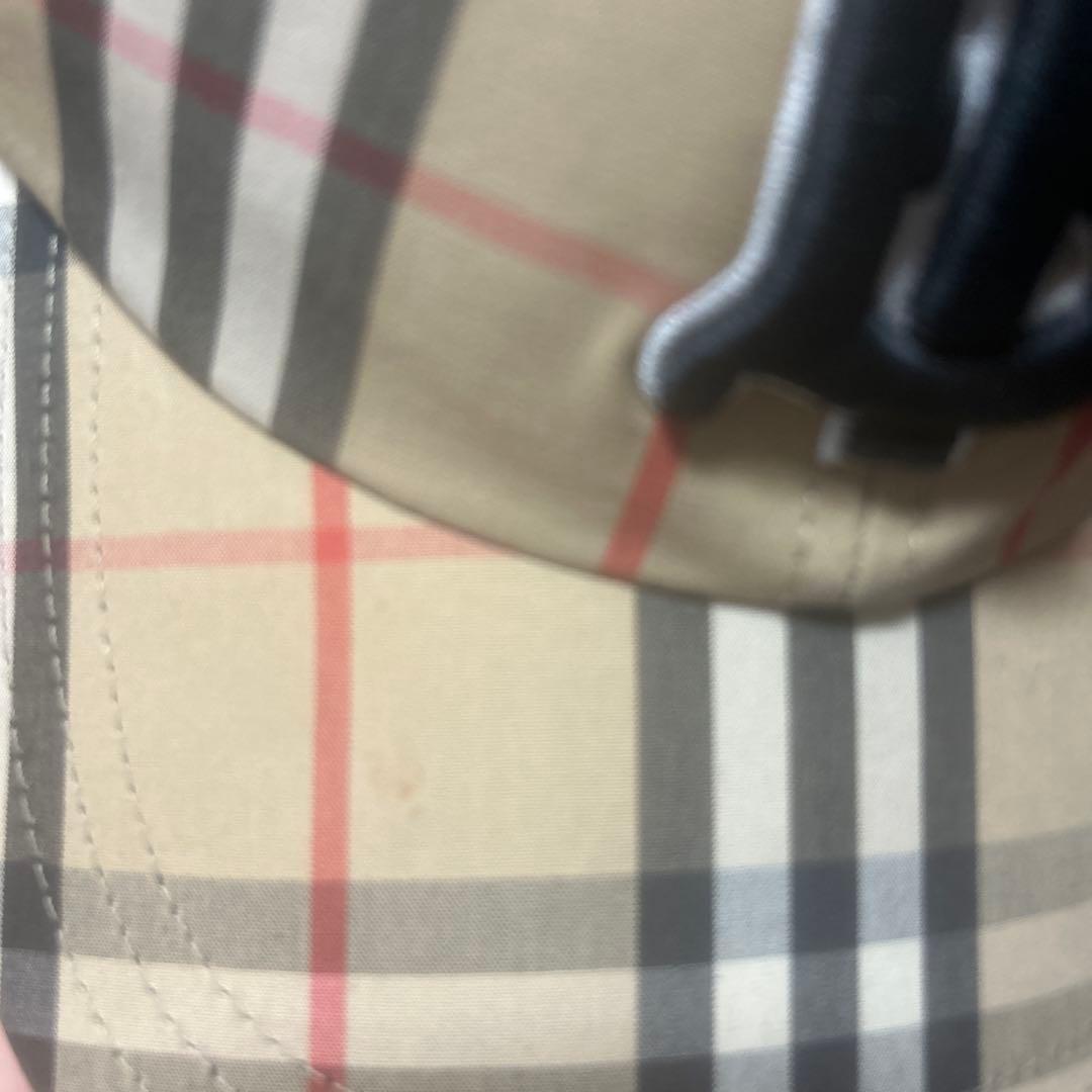 BURBERRY チェック柄 ベースボールキャップ Lサイズ
