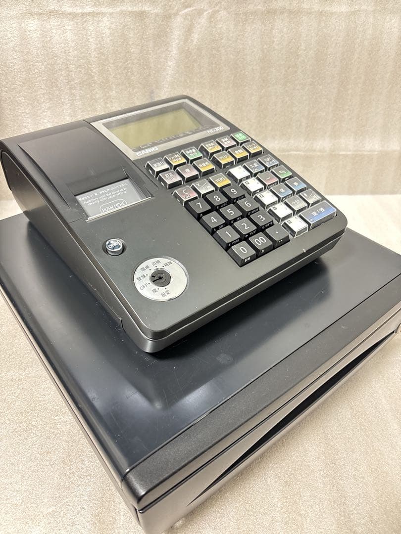 動作良好！CASIO カシオ NL-300 レジスター 鍵3本付属