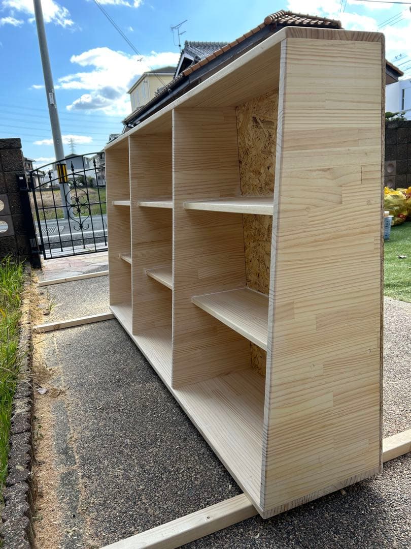 ［サイズオーダー可］本棚　オープンラック　オープンシェルフ　スタッキングシェルフ