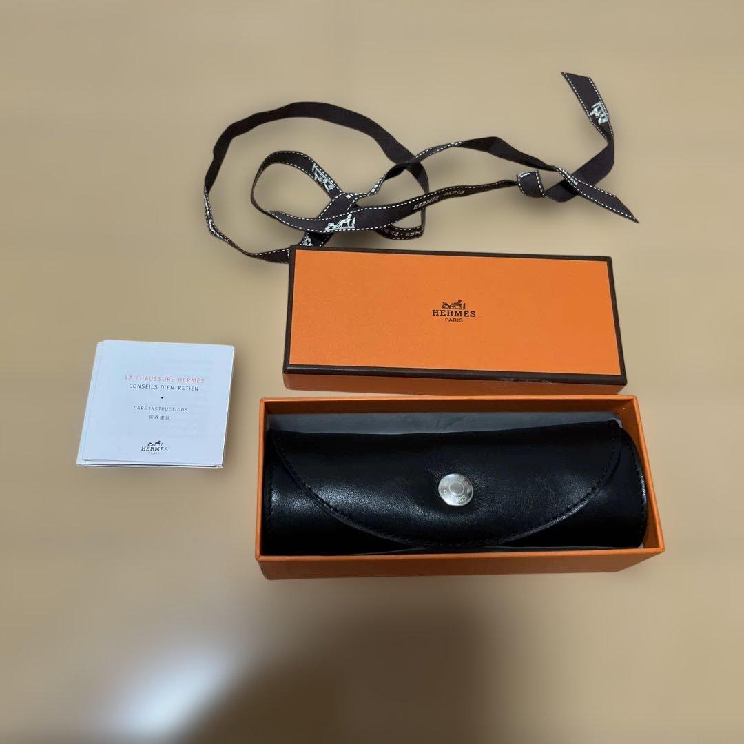 Califorさん専用 エルメス 靴磨き シューズポリッシャー ブラック 美品