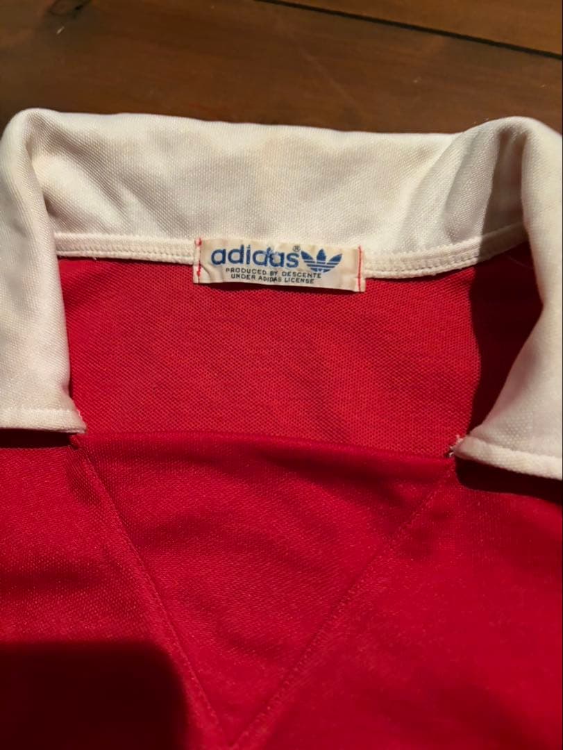 80s? アディダスオリジナルス サッカー　ゲームシャツ　レア　ビンテージ　s