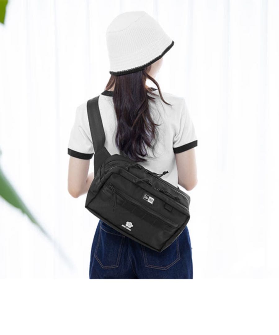 【新品未使用】 マリークワント ニューエラ コラボ ボディバッグ ブラック