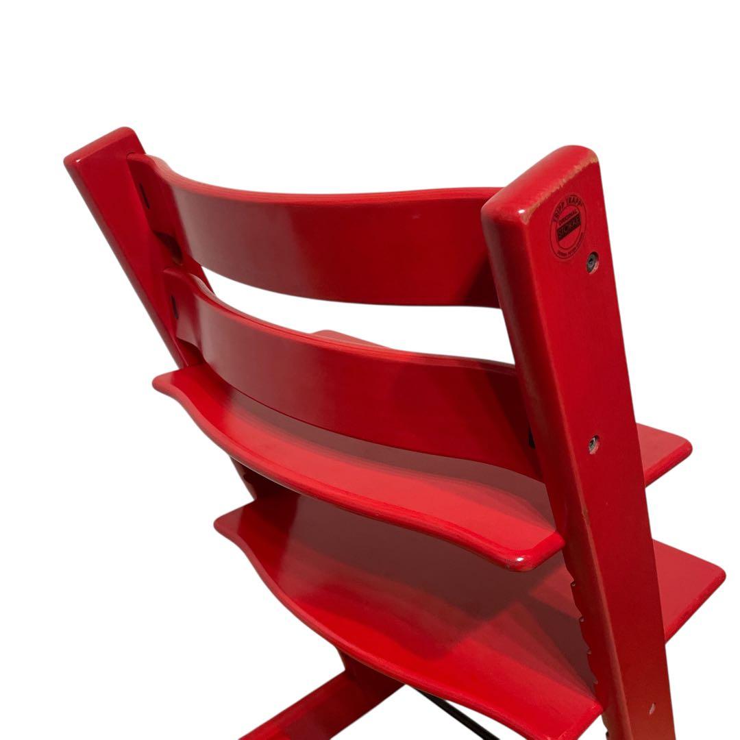 ストッケ　トリップトラップ　レッド　シリアル3 stokke ベビーチェア
