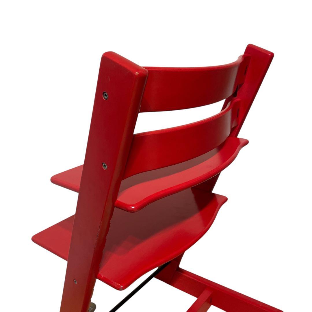 ストッケ　トリップトラップ　レッド　シリアル3 stokke ベビーチェア