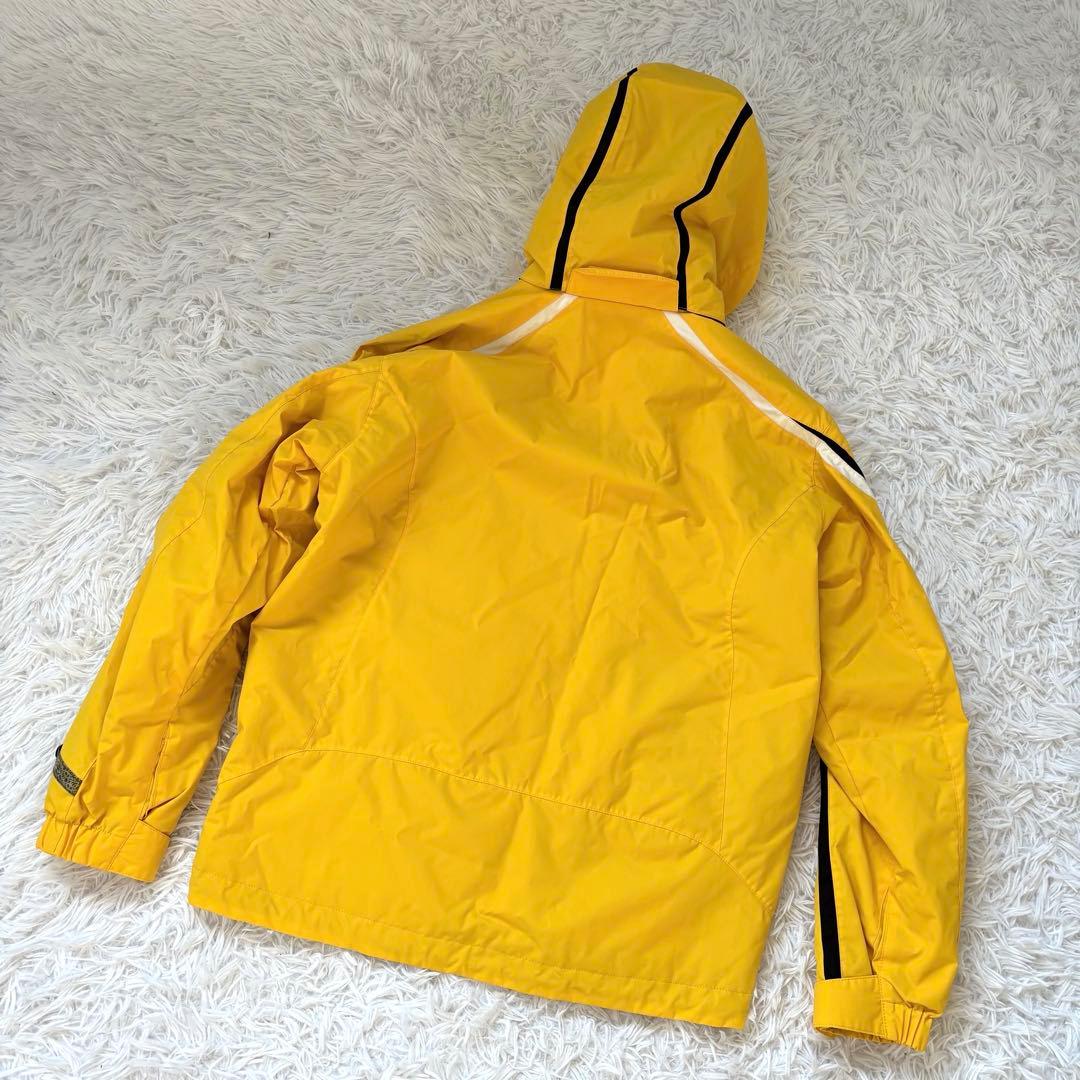 DESCENTEデサント　メンズスキーウェア上下　M イエロー　グレー