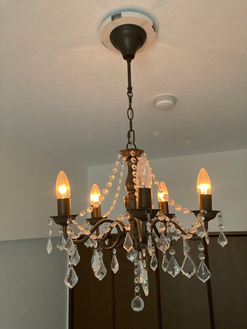 MILANDA ブロンズ シャンデリア 調光器セット