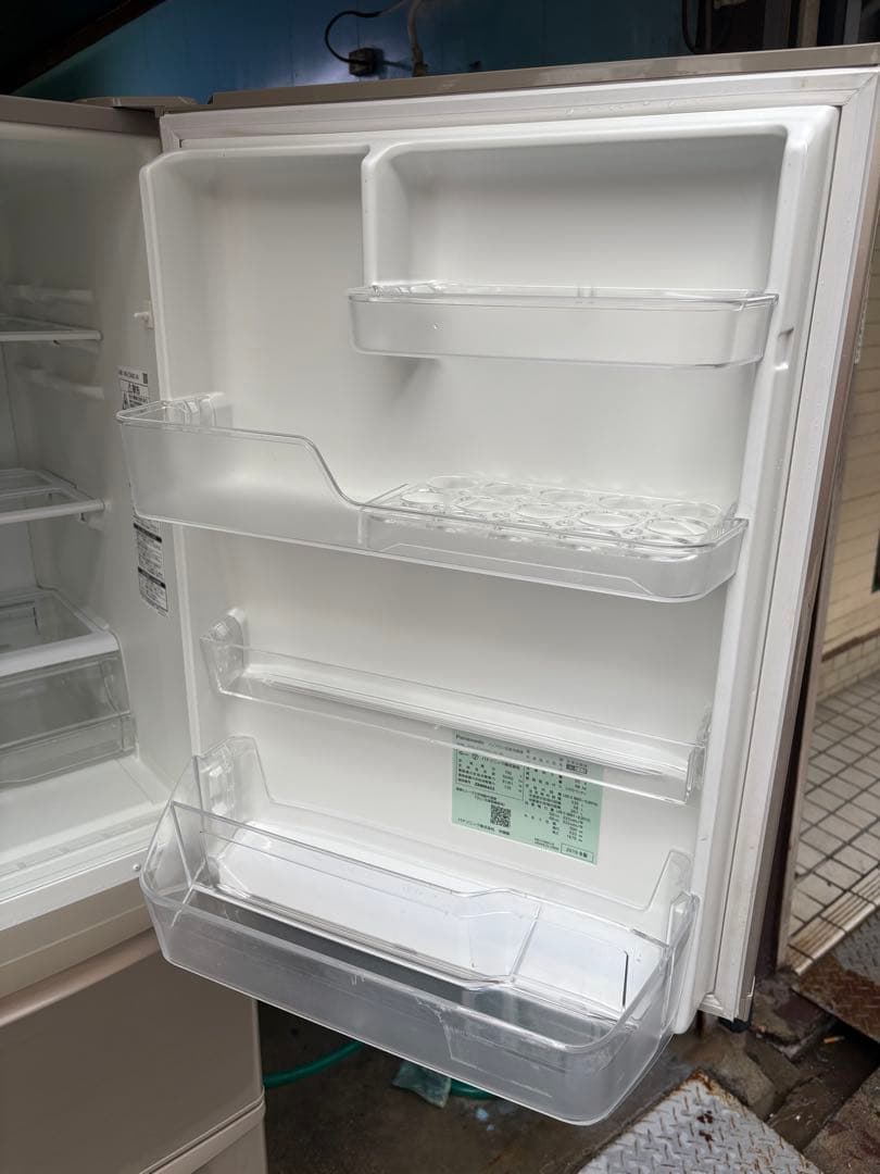 Panasonic 3ドア冷蔵庫 クリーム色2019年