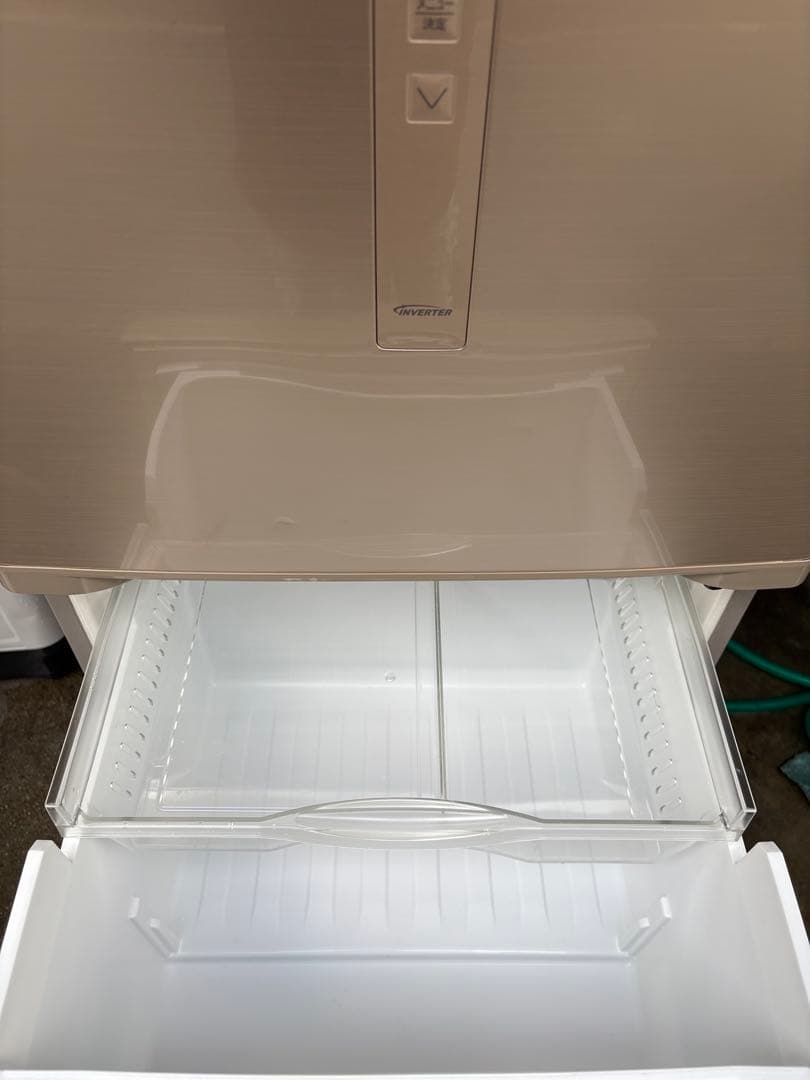 Panasonic 3ドア冷蔵庫 クリーム色2019年