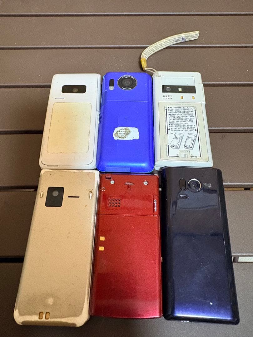 ガラケー6台