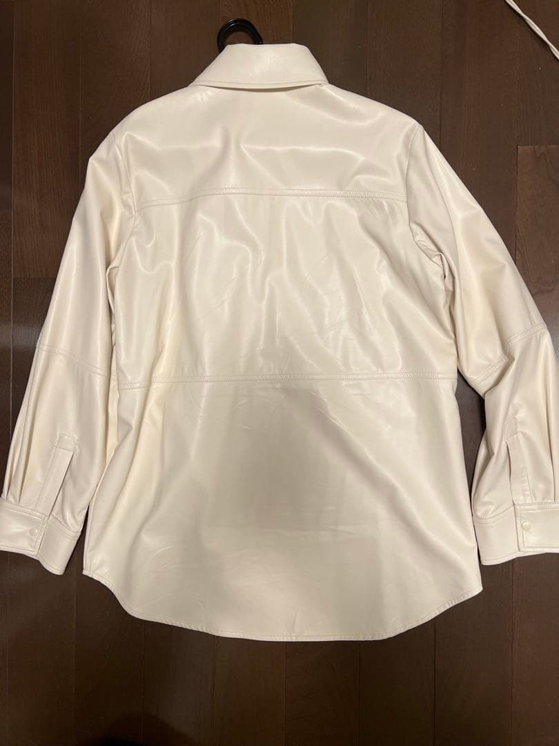 Vegan Leather Tie Shirtヴィーガンレザーネクタイシャツ新品