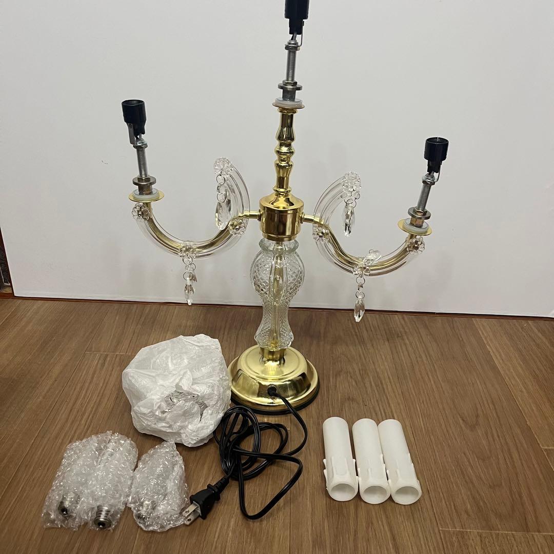 お値下中 アンティークライト　 タッチセンサーライト キャンドル型シャンデリア