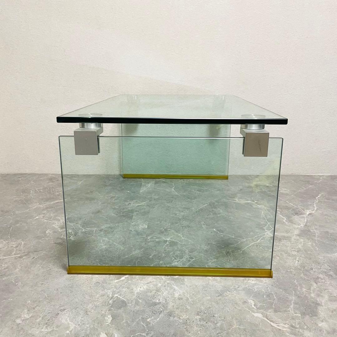 フランフラン　サローネ　コーヒーテーブル　ガラステーブル　クリアテーブル