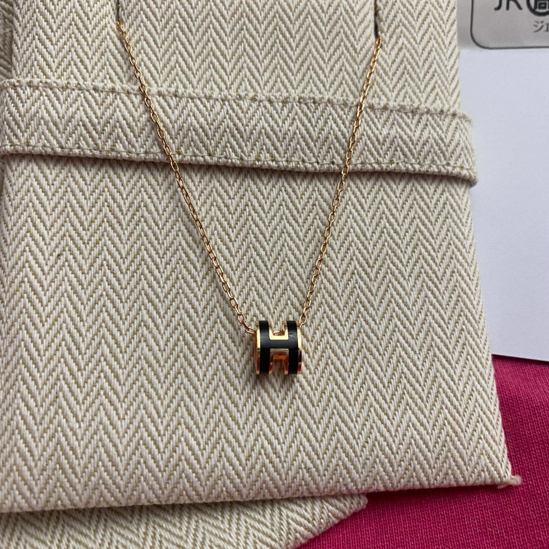 エルメスミニポップH ペンダント ネックレス